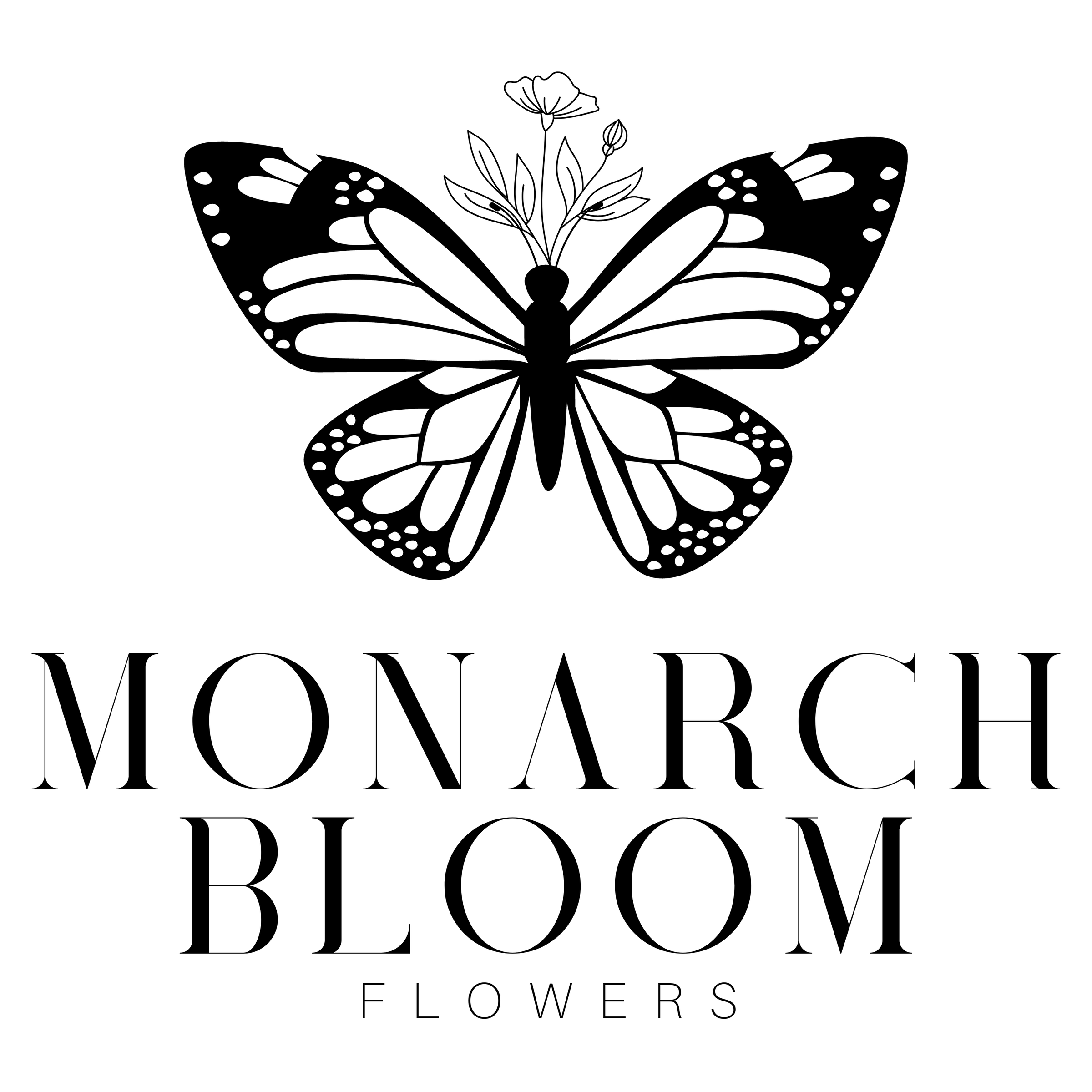 Monarch Bloom Flowers Bouquet Wrapping Paper Premium Golden - Temu